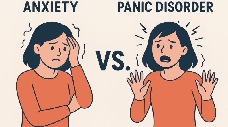 Anxiety vs. Panic disorder