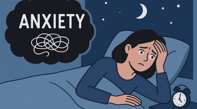 connection between anxiety and sleepless nights