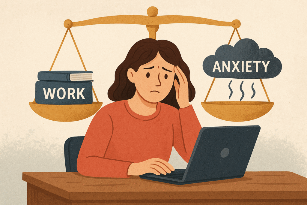 Balancing Work and Anxiety