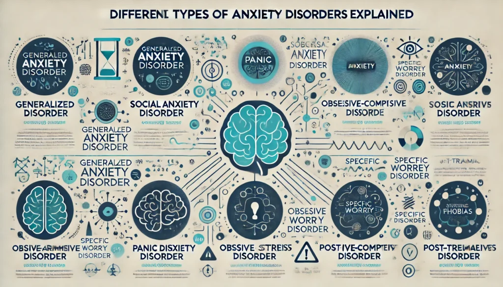 Different types of anxiety disorders explained