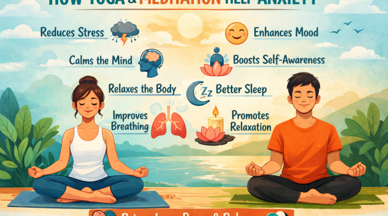 How Yoga and Meditation Help Anxiety