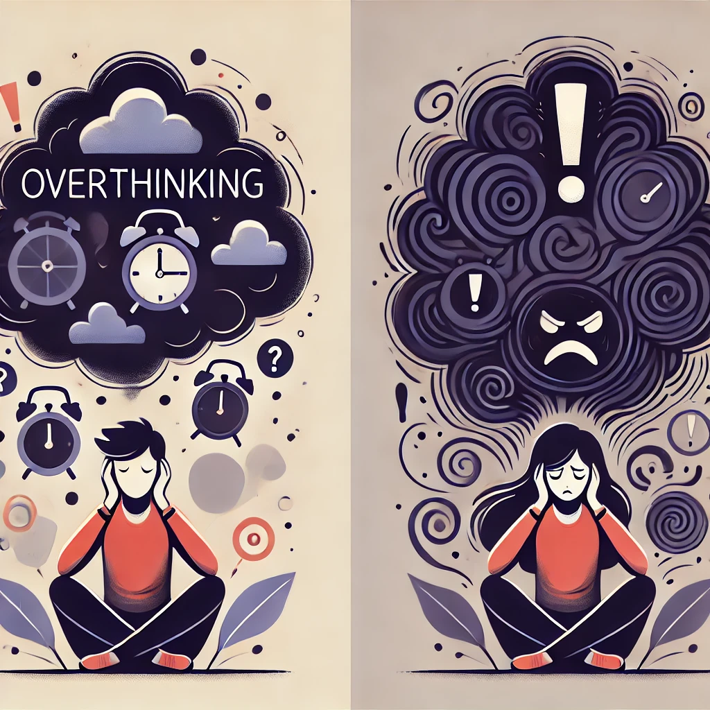 Overthinking vs Anxiety