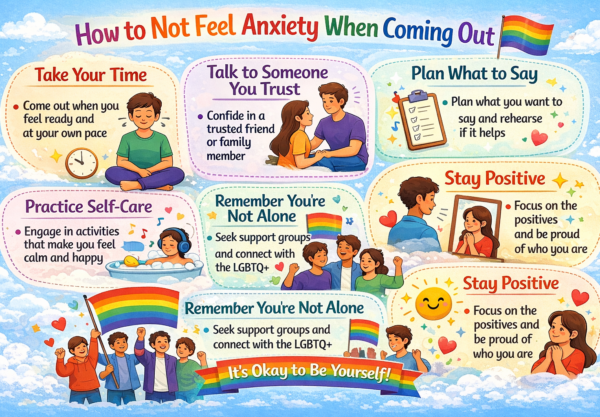how to not feel anxiety when coming out