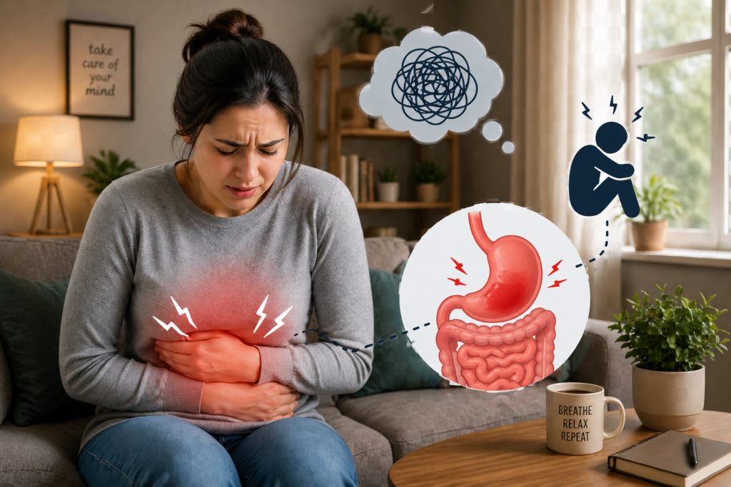 anxiety stomach pain