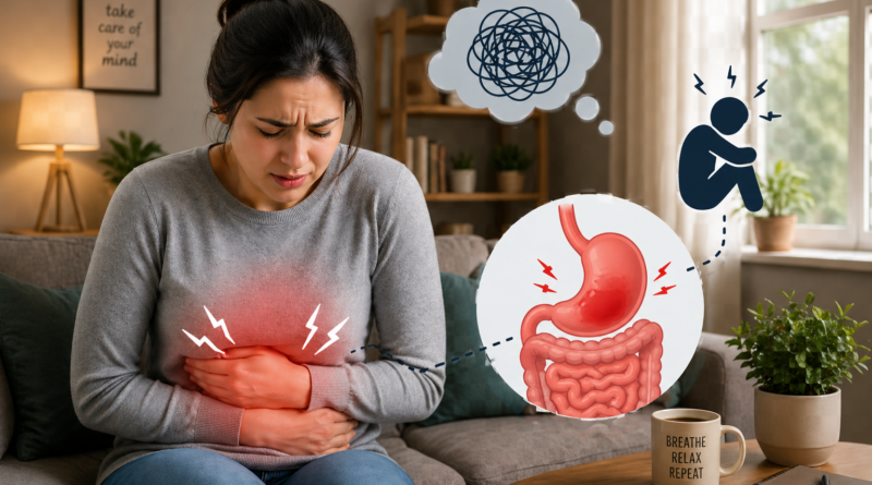 anxiety stomach pain